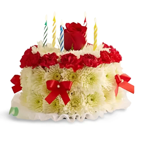 Pastel de cumpleaños con amor