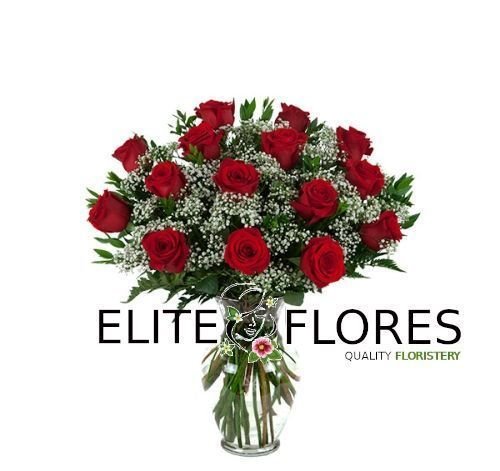 15 Rosa roja
