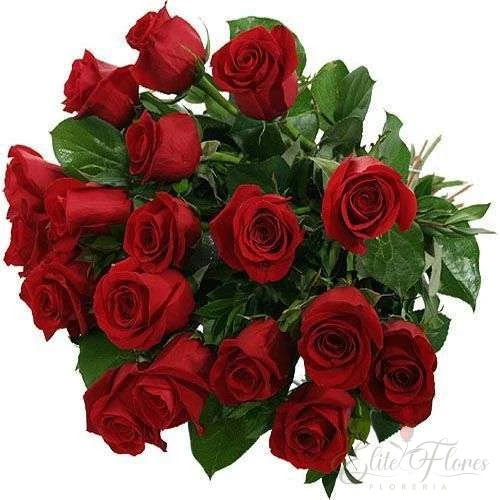 Ramo de 20 rosas rojas