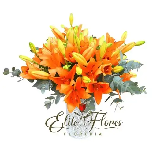 Florero Pequeño de Lilium damasco