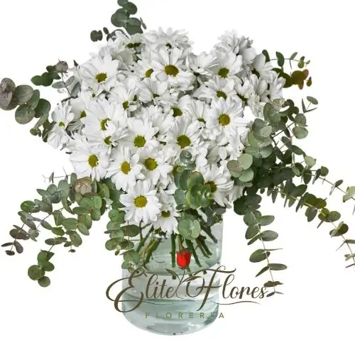 Florero Pequeño de Mable blanco