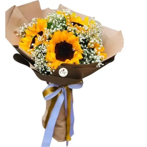 Ramo con 4 Girasoles
