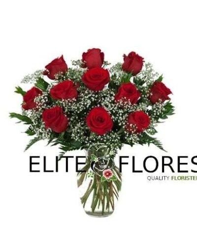 11 Rosa roja