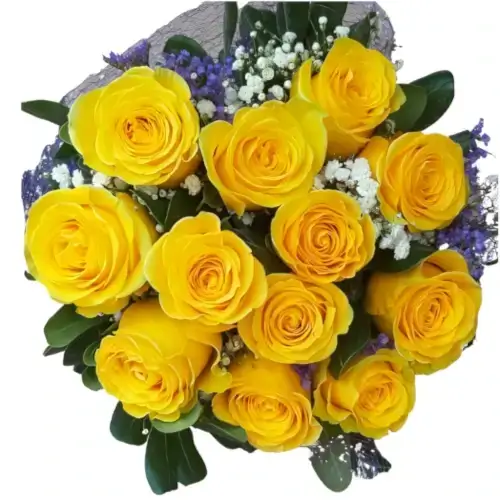RM-FLORES-10 Ramo Rosas amarillas