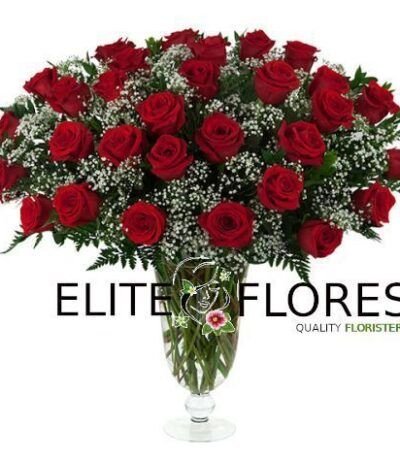 30 Rosa roja
