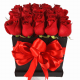 Caja con 24 rosas, "flores a domicilio"