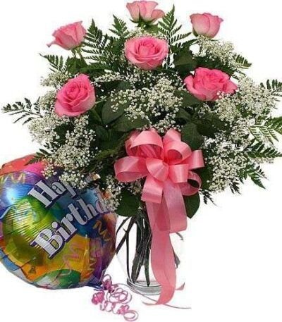 Rosas para cumpleaños