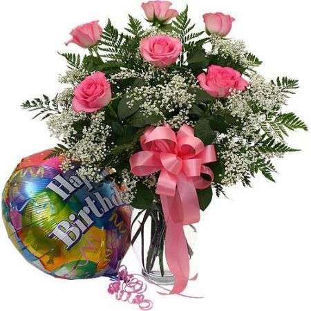 Rosas para cumpleaños