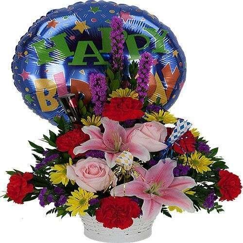 Canasto para cumpleaños