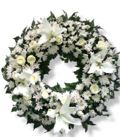 Corona grande de Condolencias