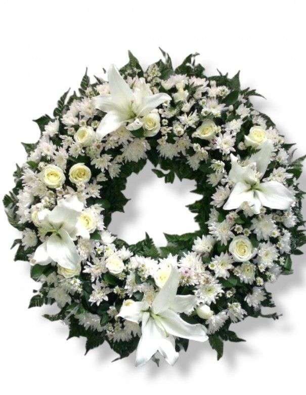 Corona grande de Condolencias