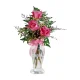 florero con 3 rosas