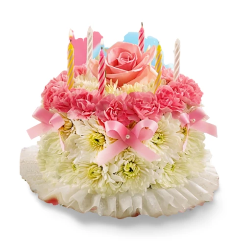 Tora de flores delicada