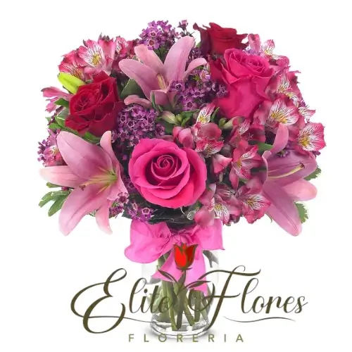 Arreglo floral pink