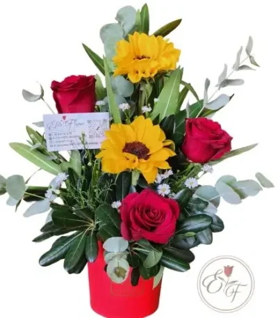 Caja-Girasol-San Valentín