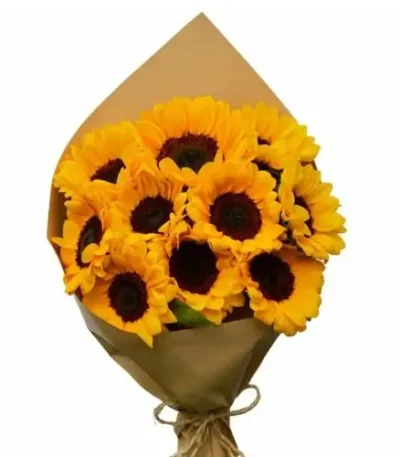 Ramo de 10 Girasoles