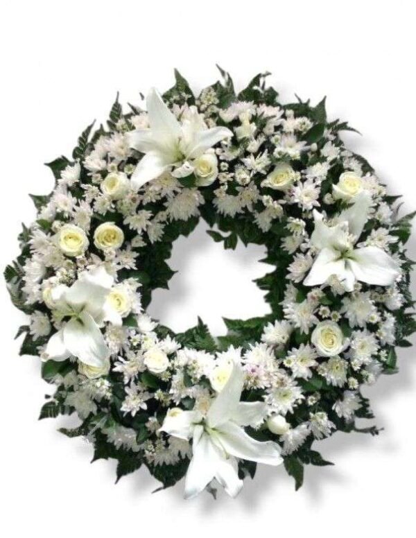 Corona grande de Condolencias