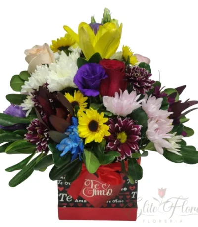 Cajita primaveral para la mujer perfecta en su dia