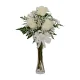 Florero con 3 rosas