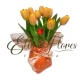 Florero Tulipan Damasco